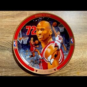 Lot of 4 Vintage Michael Jordan Plates By Upperdeck COAs included. Brand new